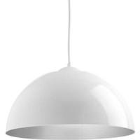 Progress Lighting 1 Light 17 watt 3000K Natural White White Dimmable LED Pendant Light Fixture