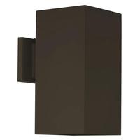 Progress Lighting 29 watt 120 volt 3000K Natural White Antique Bronze Outdoor Square LED Wall Light Fixture