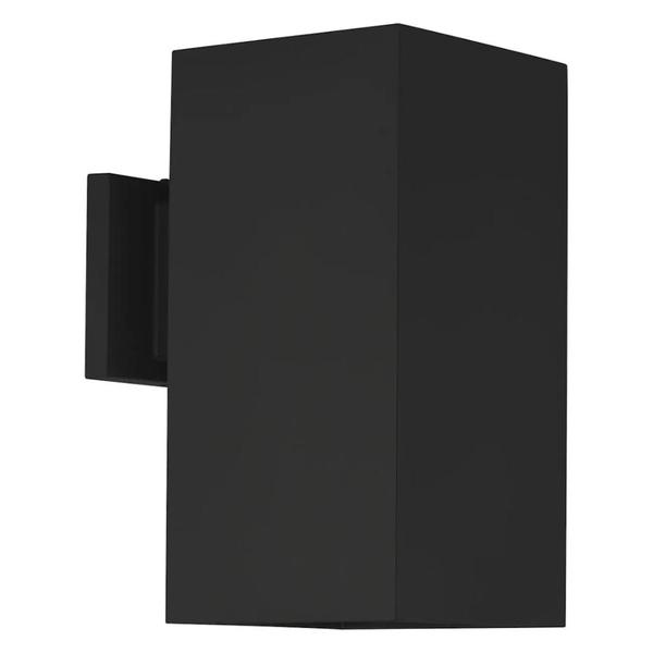 29 watt 120 volt 3000K Natural White Black Outdoor Square LED Wall Light Fixture