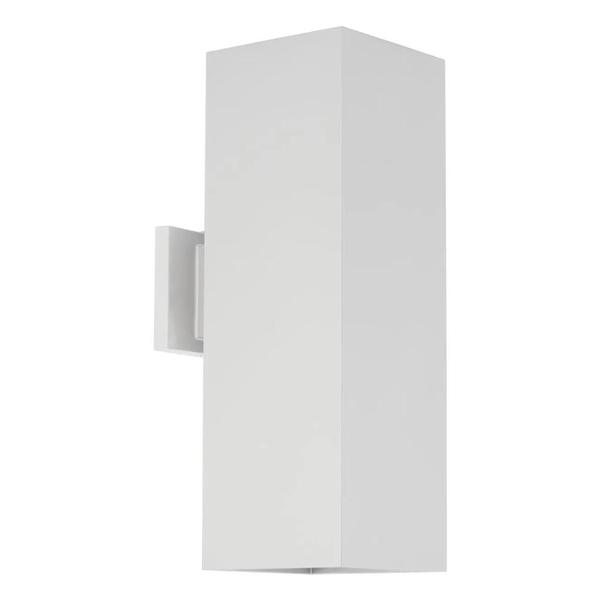 29 watt 120 volt 3000K Natural White White Outdoor Up/Down Square LED Wall Light Fixture