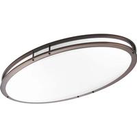 Progress Lighting 32.5" 39 watt 120/277 volt 3000K Urban Bronze White Acrylic Diffuser LED Light Fixture