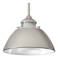 Progress Lighting 1 Light Polished Nickel Metal Shade Dimmable Pendant Light Fixture