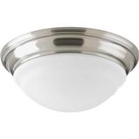 Progress Lighting 11" 17 watt 120 volt 3000K Brushed Nickel Etched Glass LED Light Fixture
