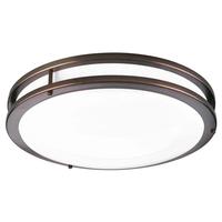 Progress Lighting 14" 22 watt 120/277 volt 3000K Bronze White Acrylic Diffuser LED Light Fixture