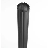 Progress Lighting 7' Aluminum Black Fluted Outdoor Post