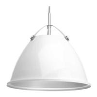 Progress Lighting 1 Light White Metal Shade Pendant Light Fixture