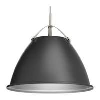 Progress Lighting 1 Light Graphite Metal Shade Pendant Light Fixture