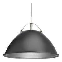 Progress Lighting 1 Light Graphite Metal Shade Pendant Light Fixture