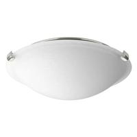 Progress Lighting 12" 20 watt 120 volt 3000K Brushed Nickel Etched White Linen Diffuser LED Light Fixture