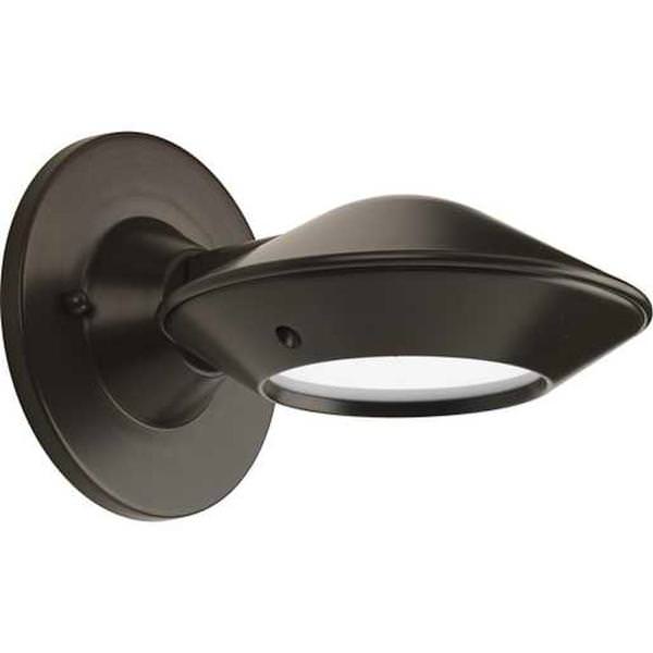 11.8 watt 120 volt 3000K Natural White Antique Bronze Frosted Glass Lens Outdoor Strata LED Wall Light Fixture