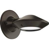 Progress Lighting 11.8 watt 120 volt 3000K Natural White Antique Bronze Frosted Glass Lens Outdoor Strata LED Wall Light Fixture