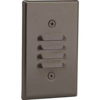 Progress Lighting 1 watt 120 volt 3000K Antique Bronze Horizontal and Vertical Dimmable LED Step Light