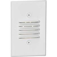 Progress Lighting 1 watt 120 volt 3000K Satin White Horizontal and Vertical Dimmable LED Step Light