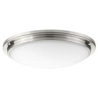 Progress Lighting 21" 41 watt 120/277 volt 3000K Brushed Nickel Linen Glass LED Light Fixture