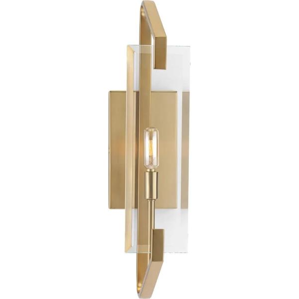 1 Light Brushed Bronze Mid-Century Modern Style Light Fixture