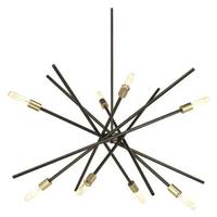 Progress Lighting 8 Light Antique Bronze Astra Collection Chandelier Light Fixture