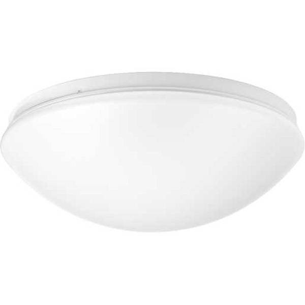 10.8" 20 watt 120 volt 3000K White White Acrylic Diffuser LED Light Fixture
