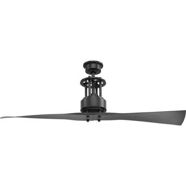 56" Graphite 2 Graphite Blade Remote Control Ceiling Fan