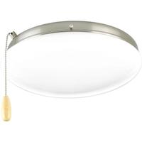 Progress Lighting 2 Light Brushed Nickel Opal Glass Shade AirPro Collection Light Kit