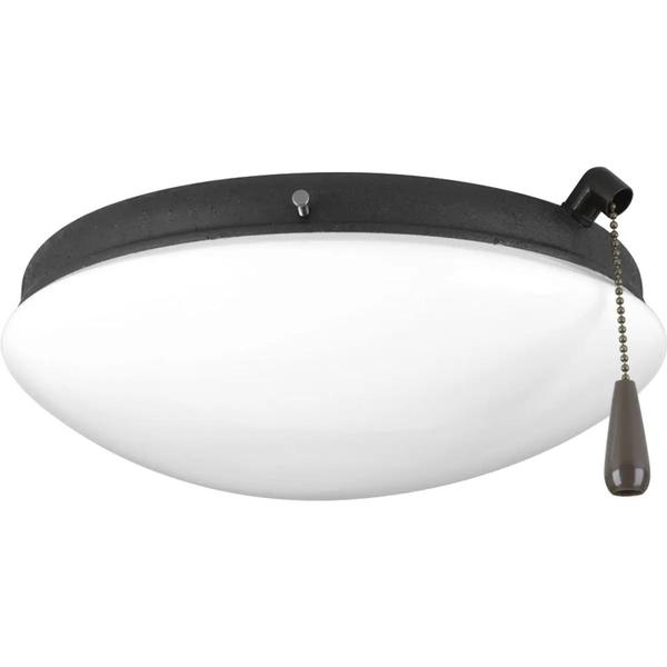 2 Light Forged Black Opal Glass Shade AirPro Collection Light Kit