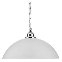 Progress Lighting 1 Light Polished Chrome Etched Glass Shade Pendant Light Fixture