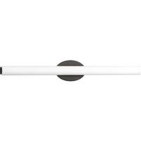 Progress Lighting 32" 50 watt 120 volt 3000K Architectural Bronze Etched Glass Shade Dimmable Vanity Light