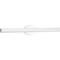 Progress Lighting 32" 50 watt 120 volt 3000K Polished Chrome Etched Glass Shade Dimmable Vanity Light