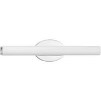 Progress Lighting 22" 35 watt 120 volt 3000K Polished Chrome Etched Glass Shade Dimmable Vanity Light