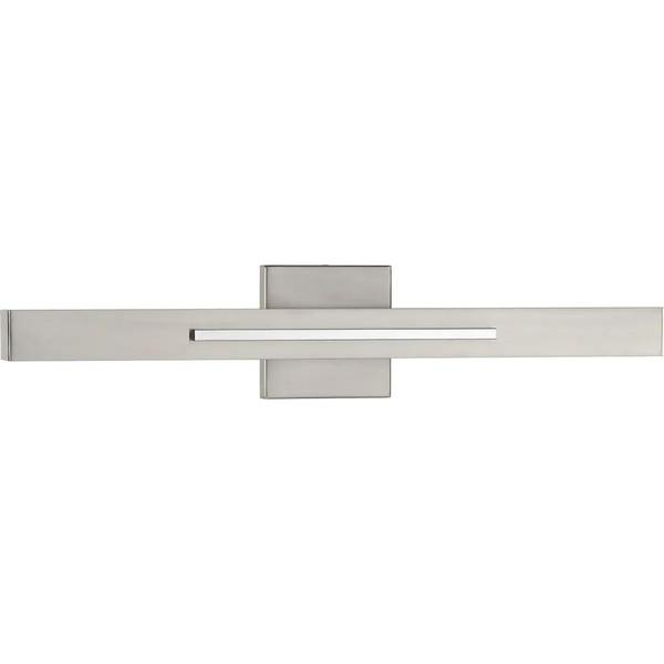 32 watt 120 volt 3000K Brushed Nickel Glass Panels Dimmable LED Wall Sconce