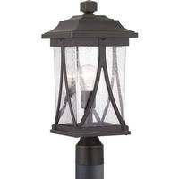 Progress Lighting 1 Light Antique Bronze with Clear Seeded Glass Wall Light Fixture