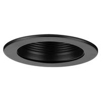 Progress Lighting 4" Antique Bronze Recessed Step Baffle Round Trim