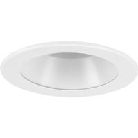Progress Lighting 4" Satin White Recessed Open Trim Round Trim
