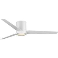 Progress Lighting 56" White 3 Blade Indoor Remote Control LED Ceiling Fan