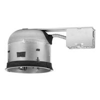 Progress Lighting 6" 120 volt Shallow Recessed Airtight Quick Link Connector for 6” Trim Remodel Housing