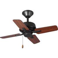 Progress Lighting 32" Bronze 4 Medium Cherry/Classic Walnut Blade Indoor Ceiling Fan