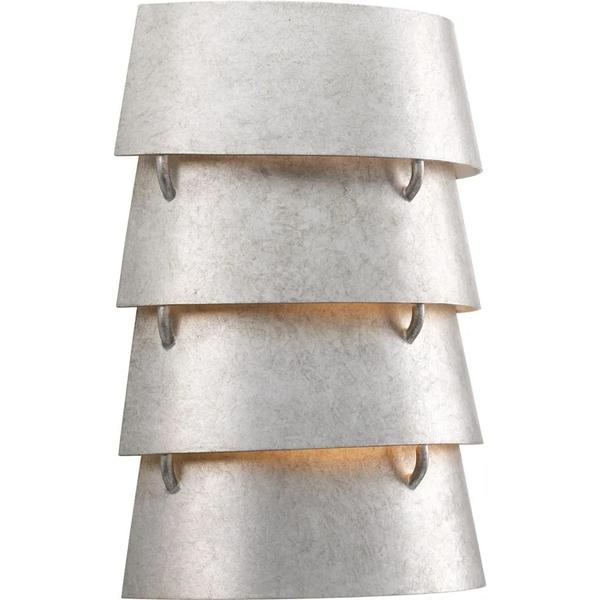 1 Light Galvanized Finish Candelabra Base Socket Sconce Light Fixture