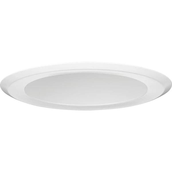 5" Satin White Recessed Deep Cone Reflector Round Trim