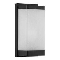 Progress Lighting 1 Light 120 volt Matte Black Sconce Linen Fabric Light Fixture