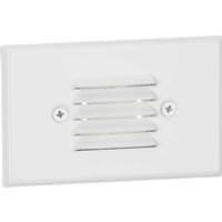 Progress Lighting 4.5 watt 120 volt 3000K Satin White Horizontal and Vertical Dimmable LED Step Light
