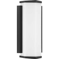 Progress Lighting 11 watt 120 volt 3000K Natural White Black Finish White Acrylic Diffuser LED Wall Light Fixture