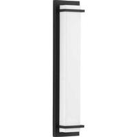 Progress Lighting 11 watt 120 volt 3000K Natural White Black Finish White Acrylic Diffuser LED Wall Light Fixture