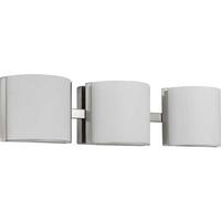 Progress Lighting 20.5" 10 watt 120 volt 3000K Brushed Nickel Etched Glass Shade Dimmable