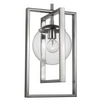 Progress Lighting 1 Light Brushed Nickel Clear Glass Round Pendant Light Fixture
