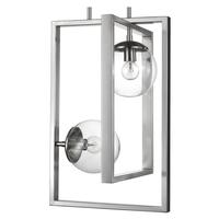 Progress Lighting 2 Light Brushed Nickel Clear Glass Round Pendant Light Fixture