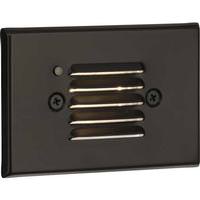 Progress Lighting 4.5 watt 120 volt 3000K Antique Bronze Horizontal and Vertical Photocell Dimmable LED Step Light