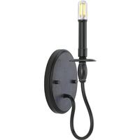 Progress Lighting 1 Light 120 volt Black Wooden Accents Coastal Style Light Fixture
