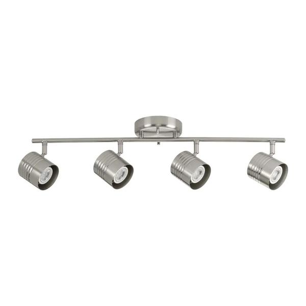 4 Light Brushed Nickel Kitson Collection Directional Light Fixture