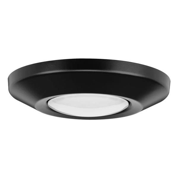 7" 15.5 watt 3000K Black Dimmable Adjustable Eyeball Surface Mount LED Downlight