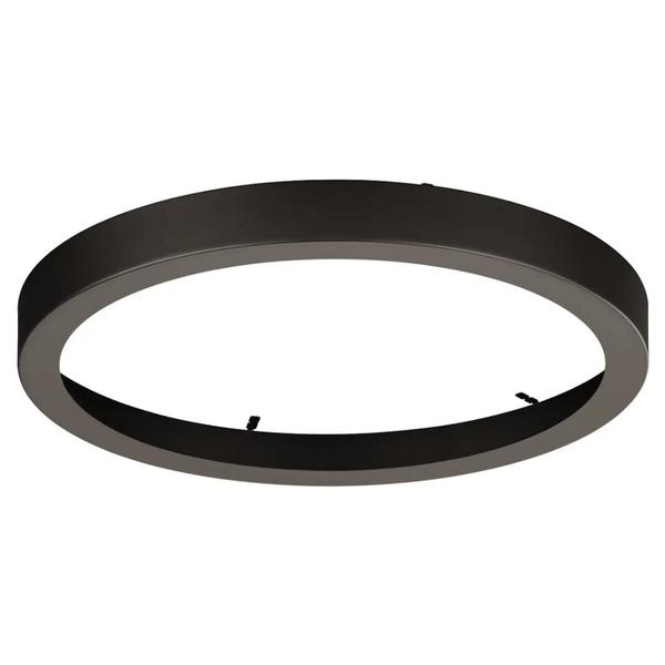 11" Antique Bronze Cover Fixture Mounted Round Trim Ring