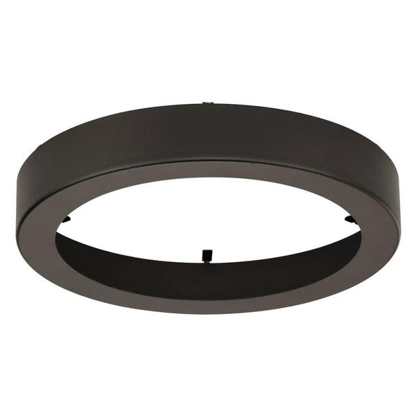 7" Antique Bronze Cover Fixture Mounted Round Trim Ring